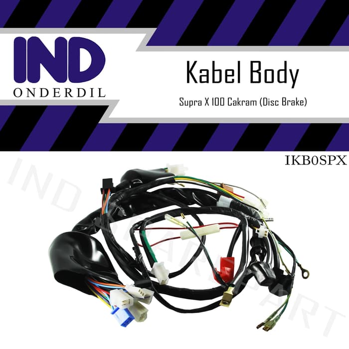 Kabel-Cable-Kable-Cabel Body-Bodi Set Honda Supra X 100 Cakram-Disc Diminati Banget