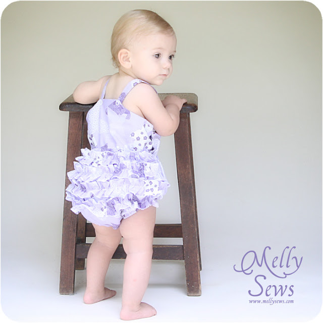 Romper tutorial and free pattern by Melly Sews