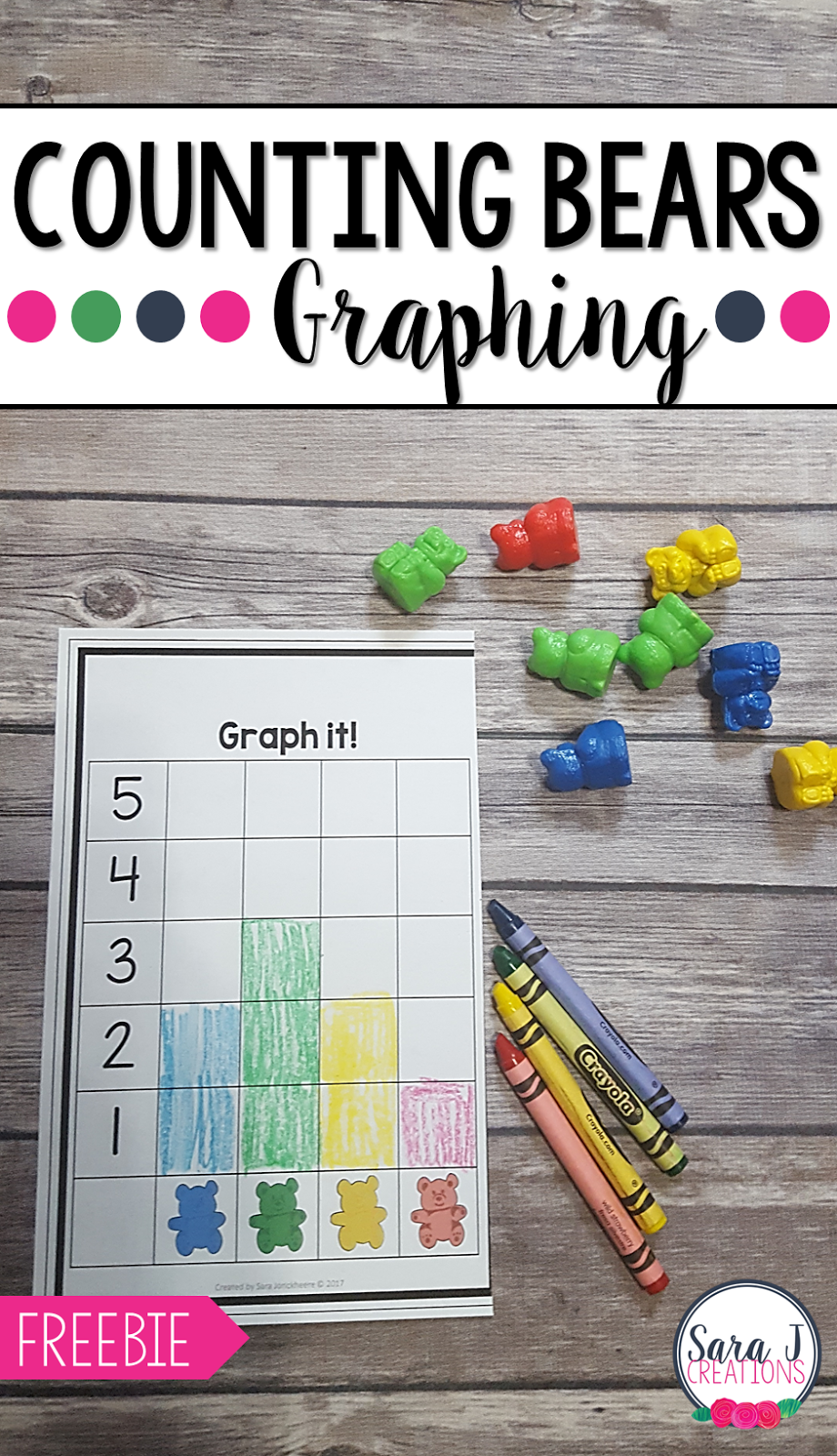 Counting Bears Graphing - The Perfect Introduction to Graphing | Sara J