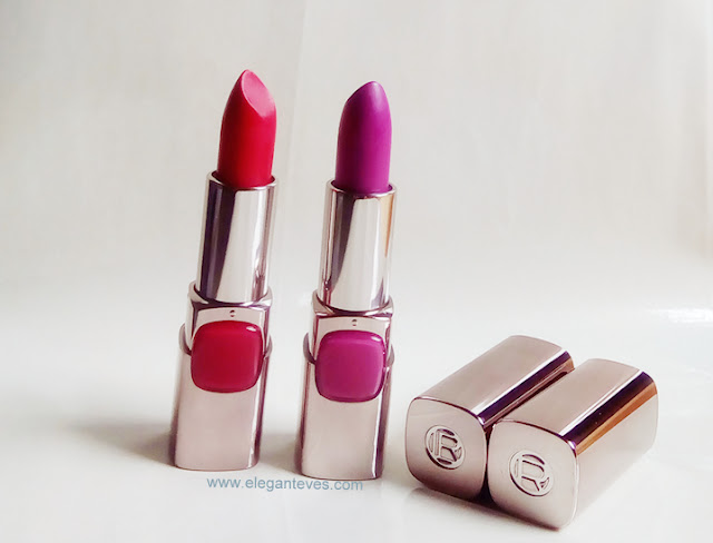 Review/ Swatches of L’oreal Paris Moist Matte Lipsticks Lincoln Rose and Glamor Fuchsia