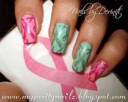 cancer nail awareness pink liver breast ribbon nails october maybelline bm polyester nyc