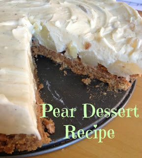 pear cheesecake