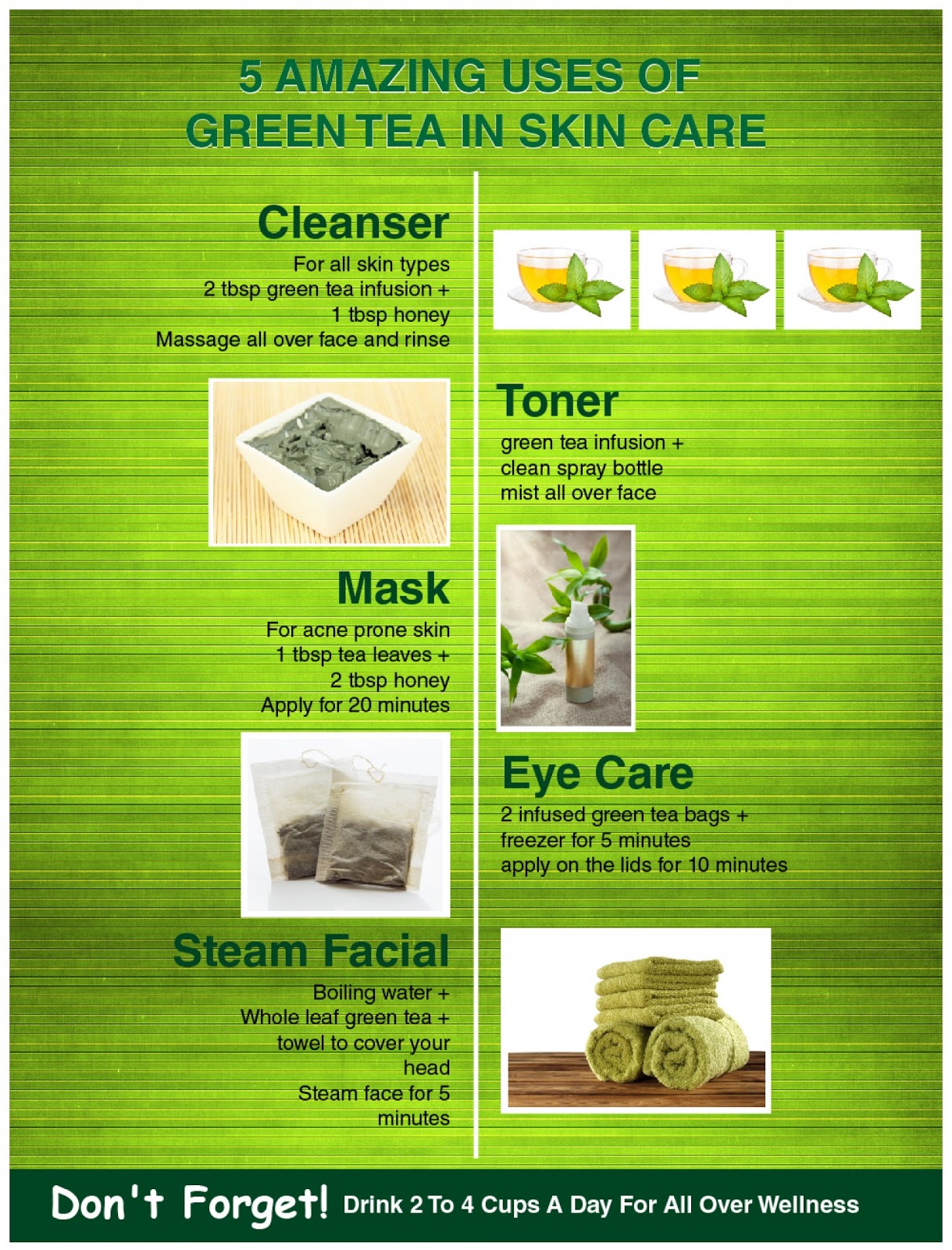 5 AMAZING USES OF GREEN TEA IN SKIN CARE