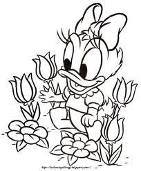 Free Coloring Pages Etyho Baby Donald Duck And Daisy Baby Donald Duck And Daisy
