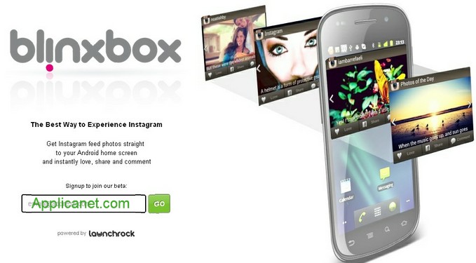 BlinxBox: Recevoir les meilleures photos Instagram sur Android en temps réel