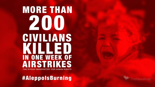 Aleppo Dibakar Rezim Syiah, Kaum Muslimin Diserukan Qunut Nazilah