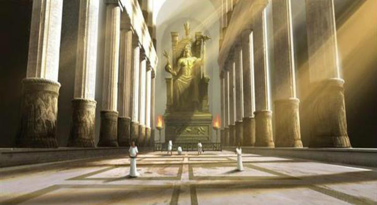 Ο Δίας επιστρέφει στον θρόνο του: Ξαναφτιάχνουν το Χρυσελεφάντινο Άγαλμα του Ολυμπίου Διός