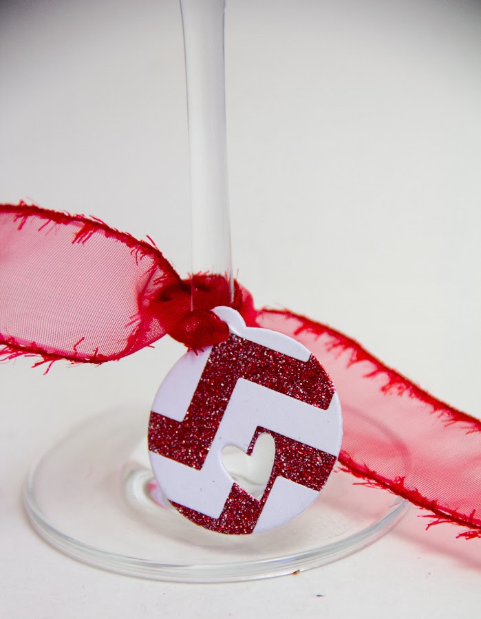 Homemade Cards by Erin wine glass tags