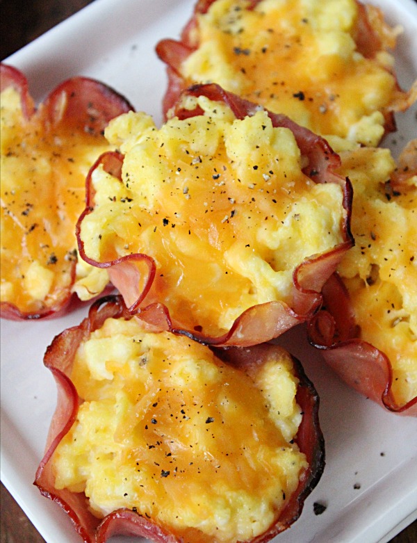 ham and eggs cups