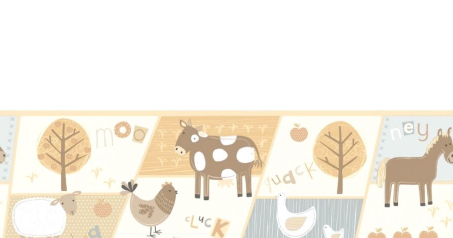 Neutral Wallpaper Borders 9 Inch