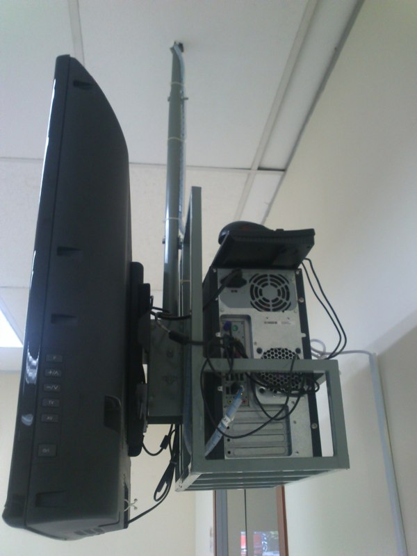 LCD TV and Computer Ceiling Mount Bracket Any Tips Dot Com