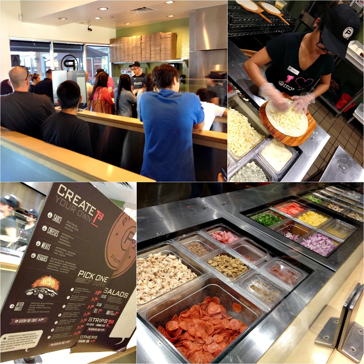 三言兩語難以描述的美國生活，我用美食來紀錄。 南加美食：Pieology Pizzeria City of Industry, CA