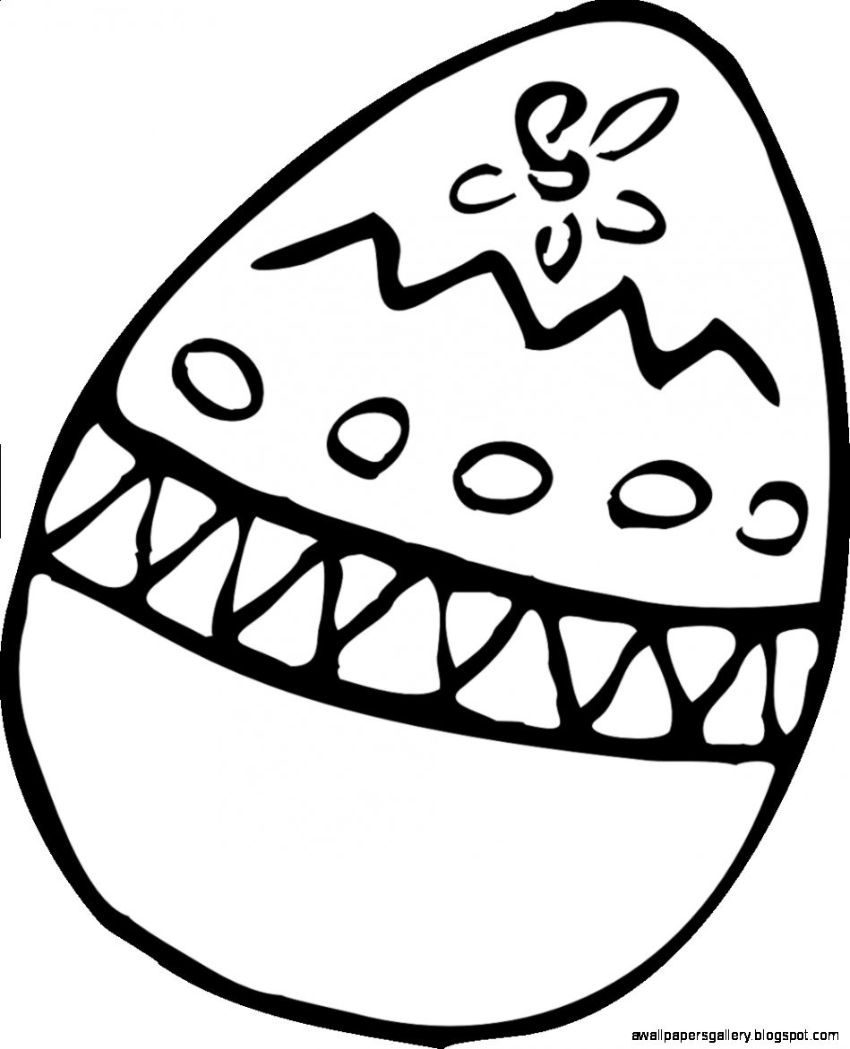 Easter Egg Clipart Black And White  Clipart Panda   Free Clipart