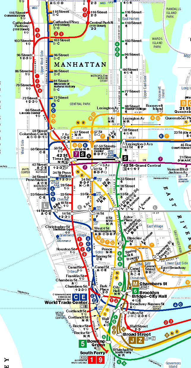 Printable Map Of Nyc Printable Map Of Nyc