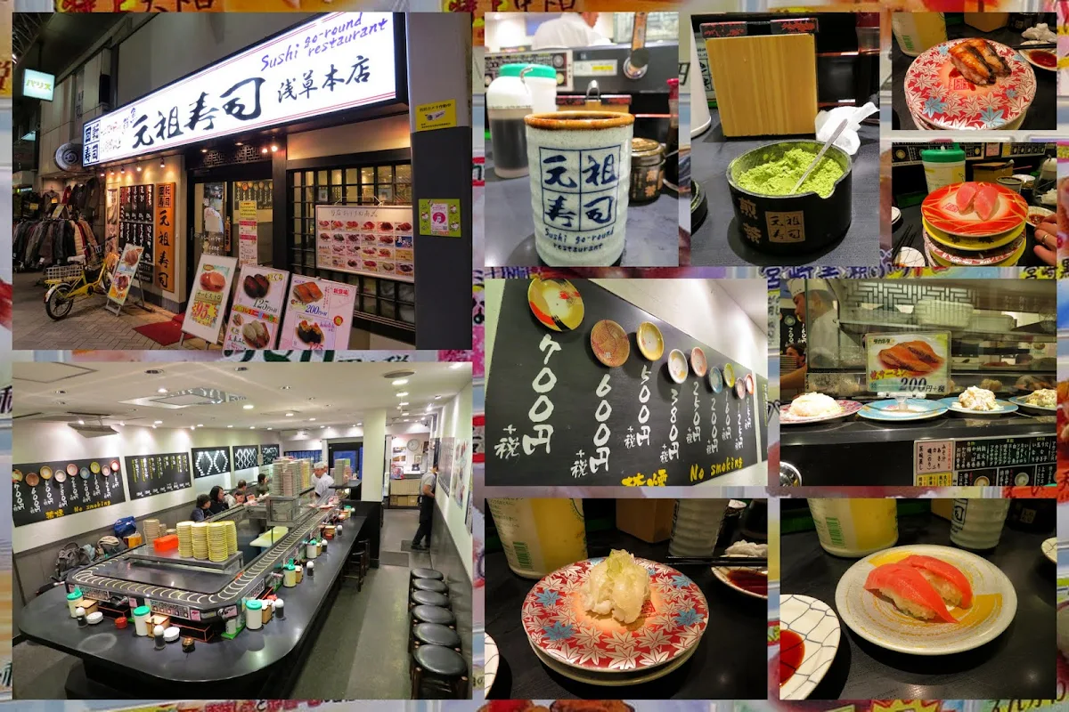 Where to eat in Japan: Sushi Go-Round Restaurant