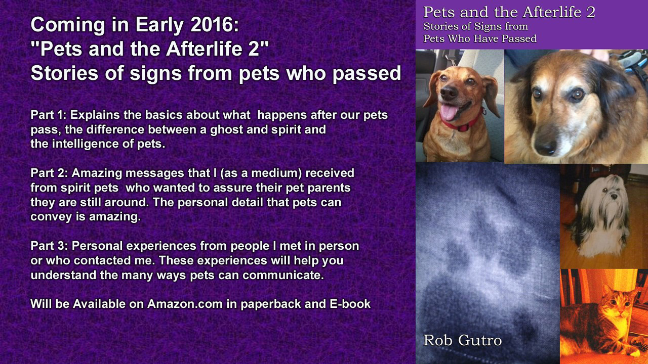 Rob Gutro's Paranormal Blog *Moved to Coming in