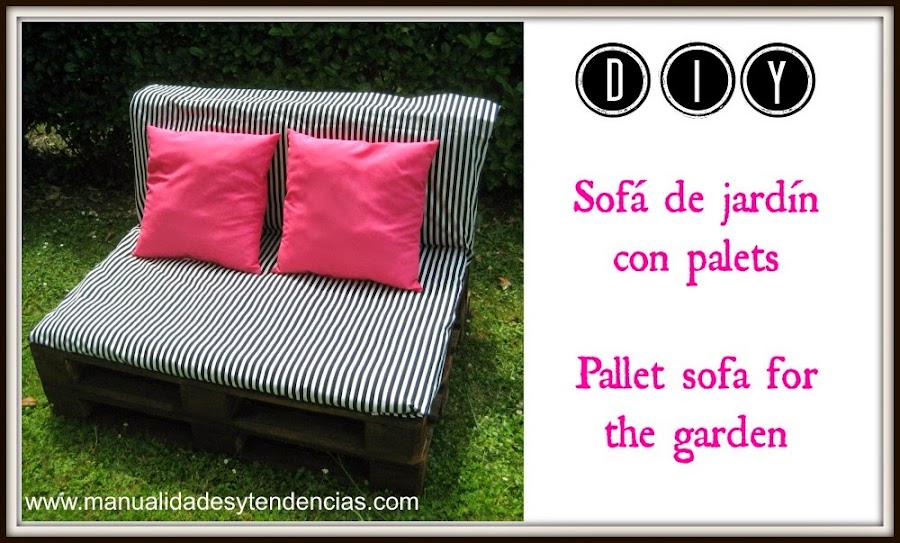 diy pallet sofa for the garden