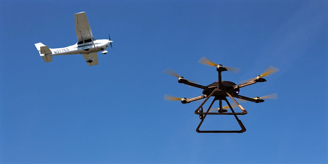 Dozen drones near-misses aircraft