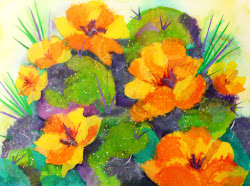 cactus watercolor collage desert tutorial flowers flower heart scheme another different using breckenridge gold