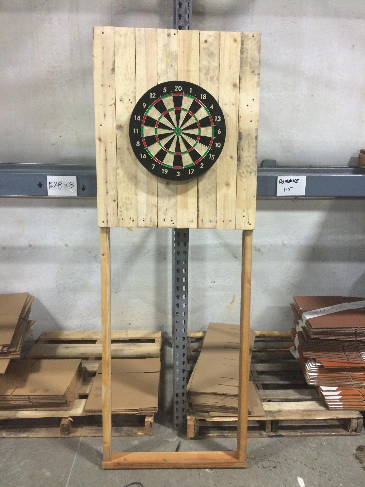 DIY Dartboard Stand - It Started With Toast