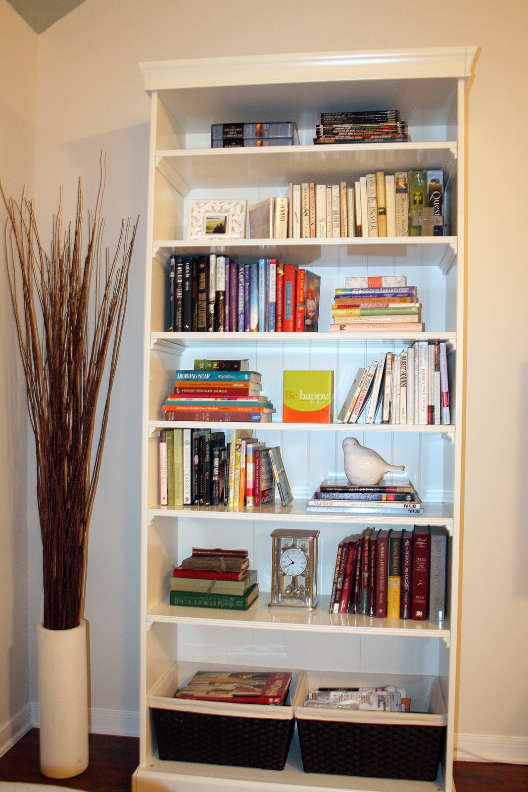 Keeping Up With The Joneses On bookshelf accessorizing