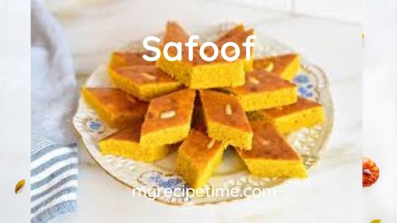 Semolina Turmeric Cake (Sfoof) Semolina Turmeric Cake (Sfoof)