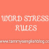 WORD STRESS: 10 easy ways to identify the stressed syllable in a word
