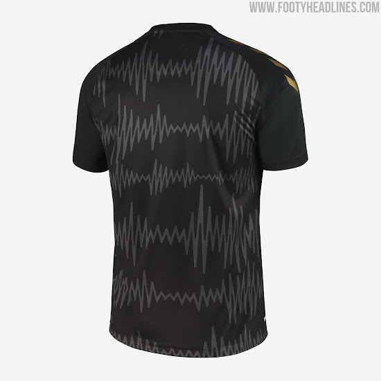 Hummel Everton 20-21 Third Kit + Stunning Black / Gold Goalkeeper Kit ...