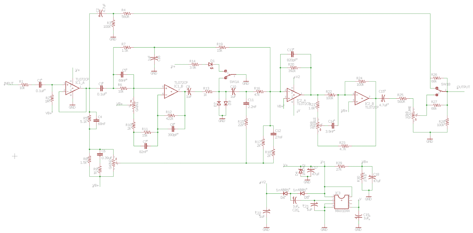 Coda Effects - Klon Centaur mods and tweaks