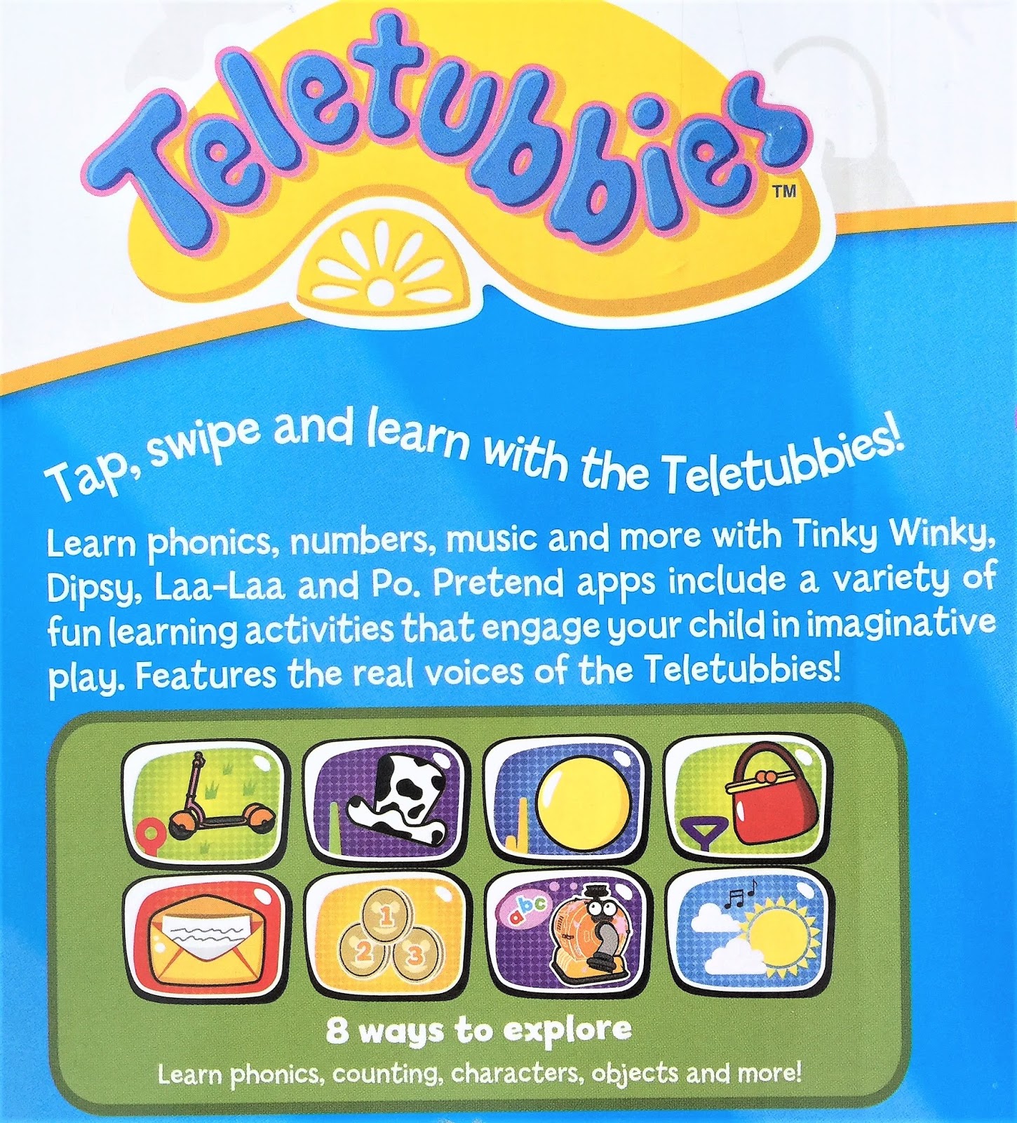 Vtech da Teletubbies per mio 1st Tablet 