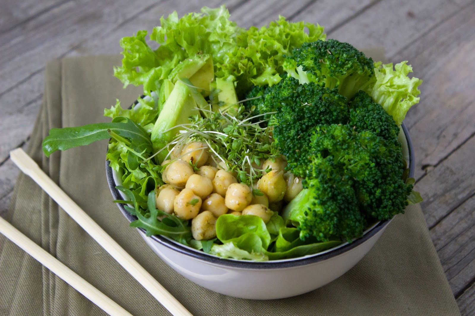 Buddha Bowl in Grün