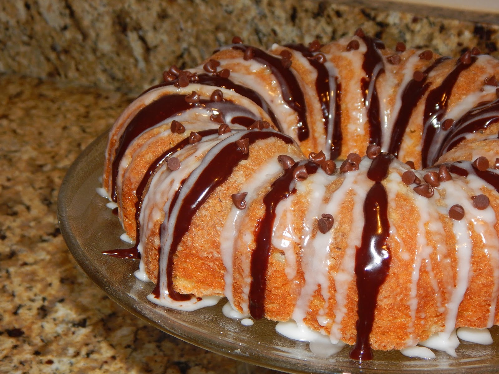 Valerie's Attempt at Pondering FudgeFilled Vanilla Bundt Cake