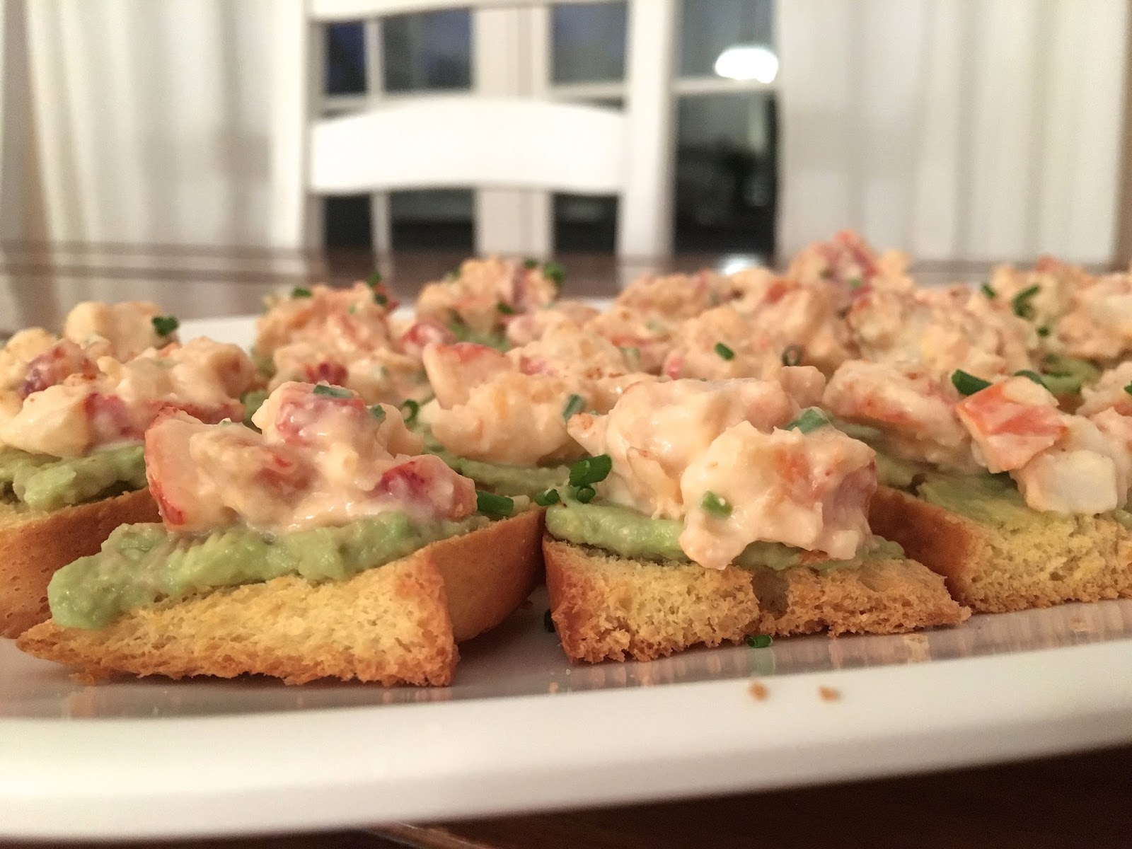 siriously delicious Lobster Toasts with Avocado