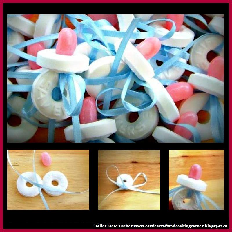 Dollar Store Crafter Turn Life Savers Candy Into Pacifier Baby Shower