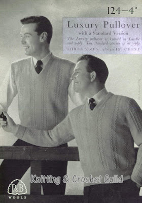 Vintage 1950s knitting pattern 