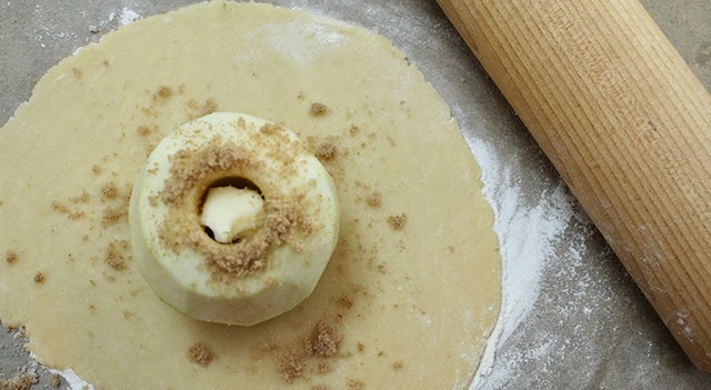 Manzanas asadas con canela y almíbar paso 2