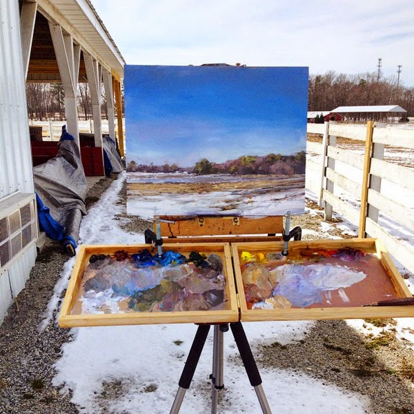 art blog amy donahue fine art 4 Tips for Painting in Cold Weather