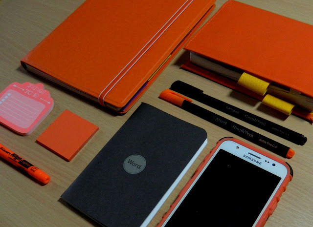 Planning for 2016 has a theme of orange and black. 