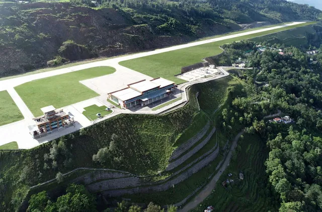 Image Attribute: Aerial view of Pakyong Airport / Source: Airport Authority of India