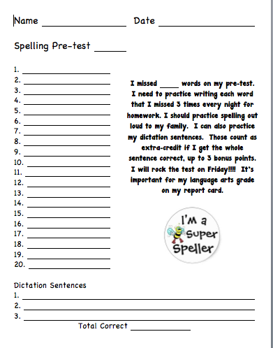 Mrs. Austin's 3rd Grade Class: Spelling