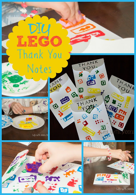Here's a Quick Way to Make Lego Thank You Cards