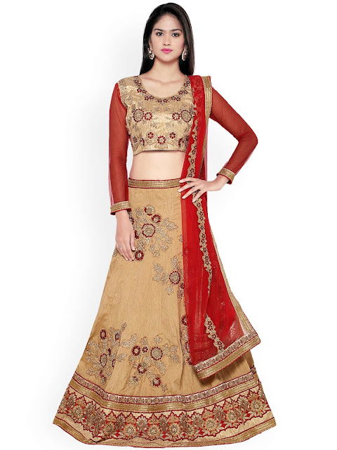 Dupatta Style Lehenga Myntra