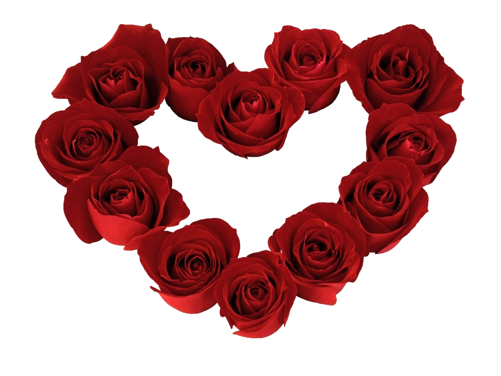 Render corazón de rosas 