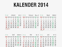 Hari Libur Nasional dan Cuti Bersama Kalender Tahun 2014