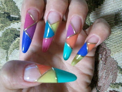 nail nagels crazy korte het fun veeeel patroontje maar lang zijn deze te