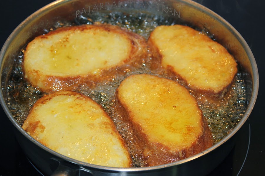TORRIJAS DE LECHE, MIEL Y CANELA
