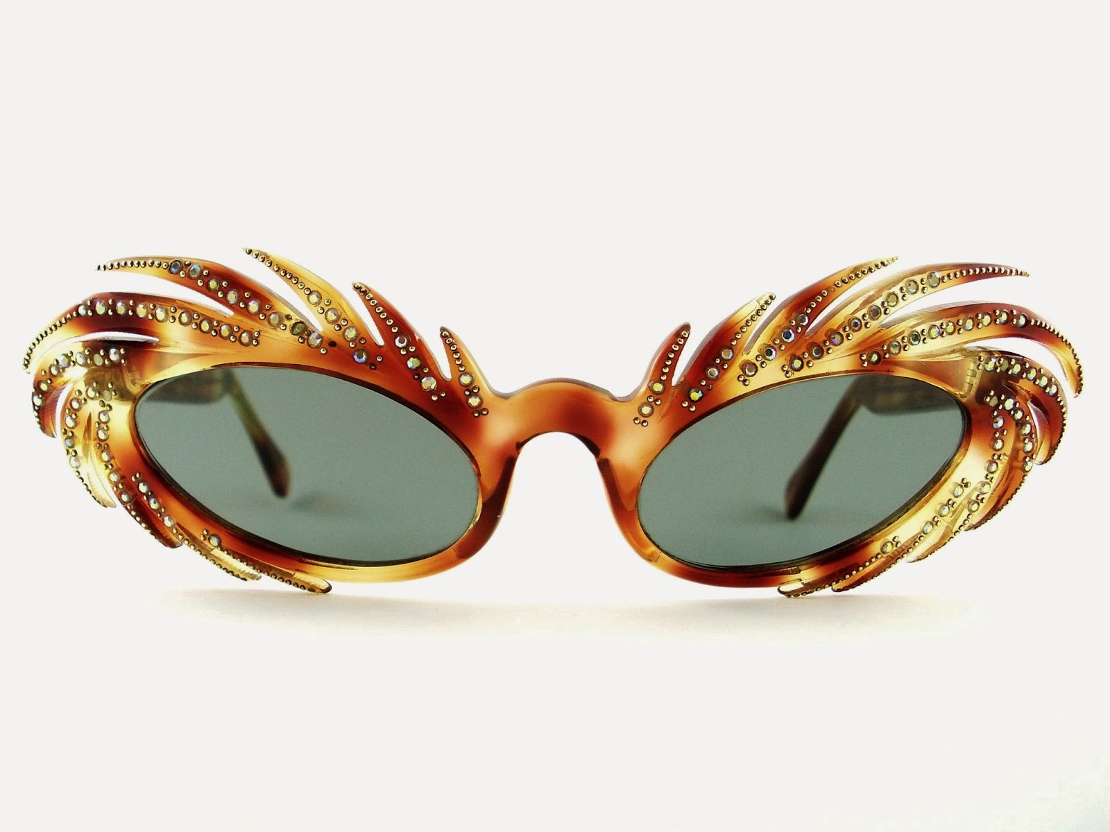 Vintage Eyeglasses Frames Eyewear Sunglasses 50s Vintage Cat Eye ...
