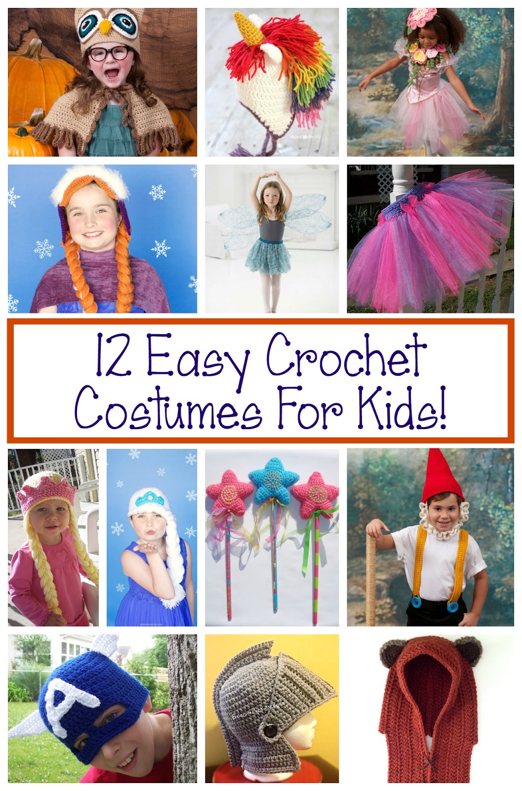 Fiber Flux 12 Quick Crochet Costumes For Kids!