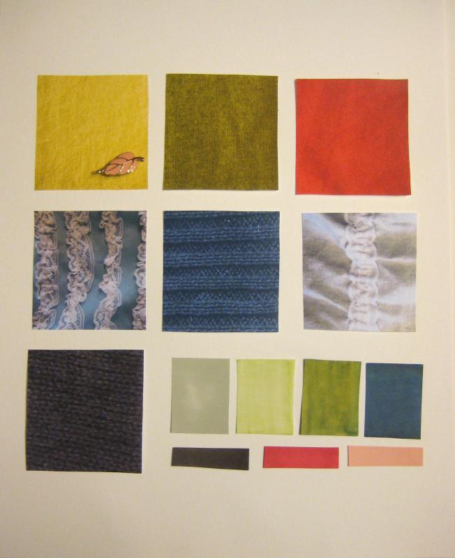Assignment 12.1 Develop Mood Board with Fabric and Color Story