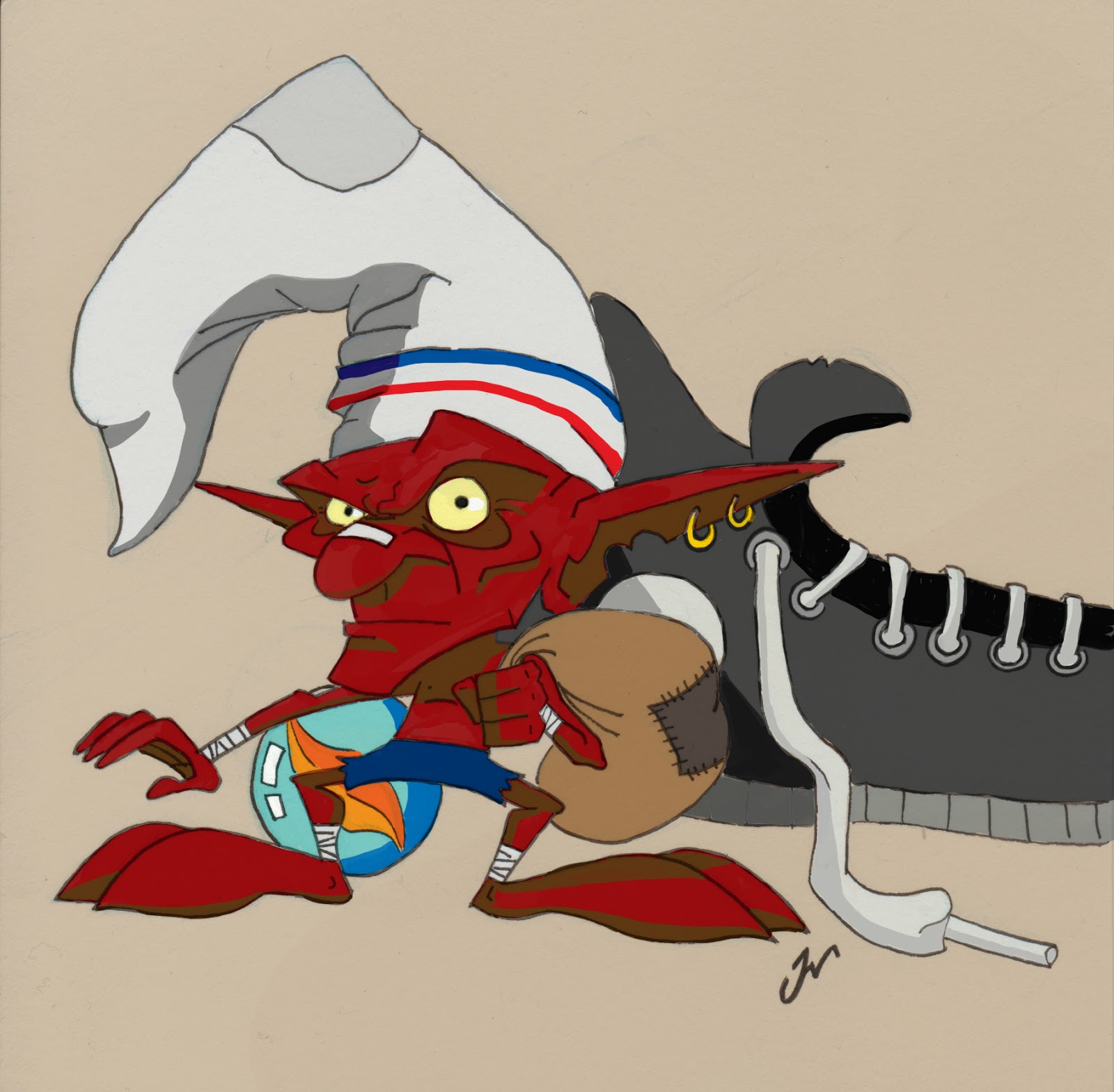 Josh's Art Blog Sock Goblin